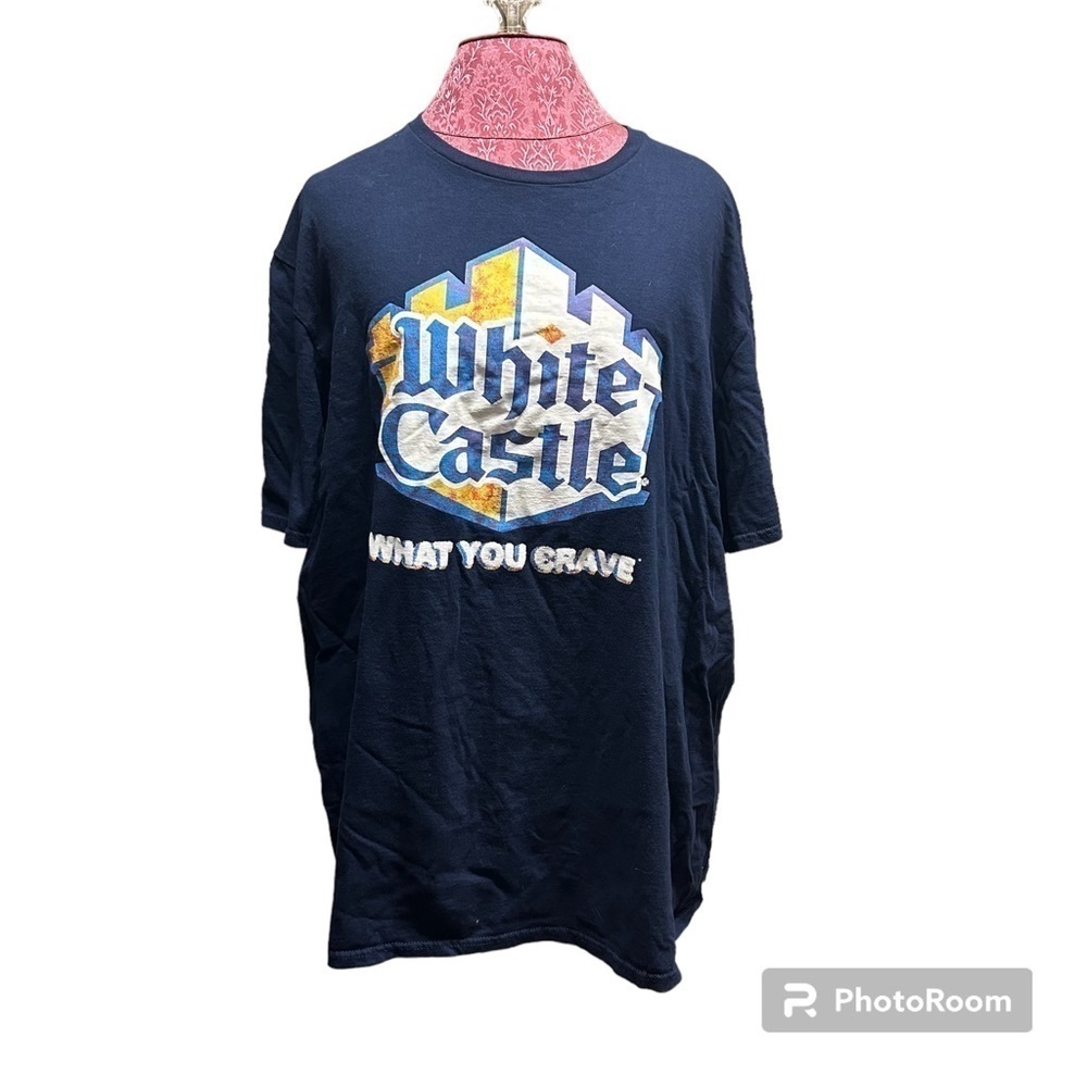 Unisex White Castle T-shirt Size 2XL